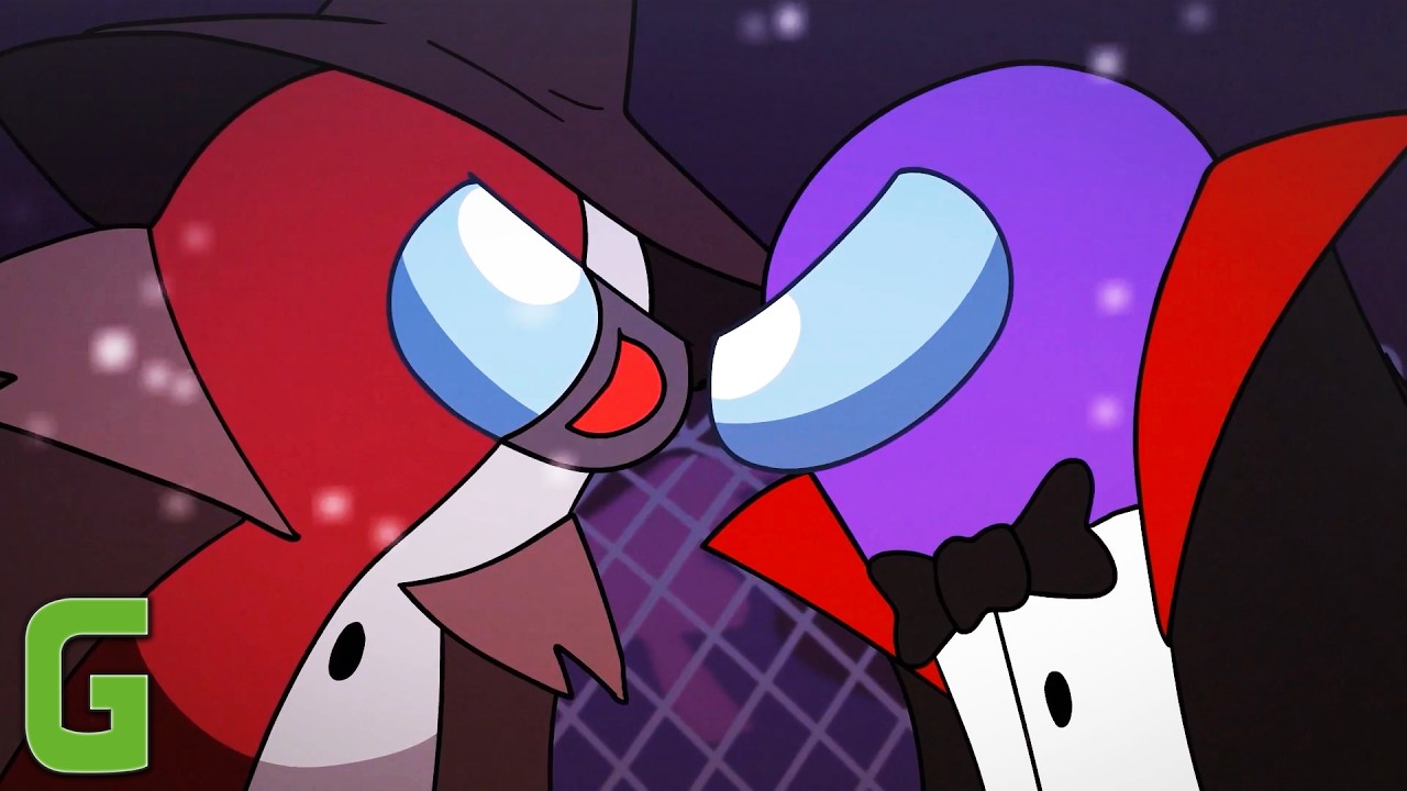在 YouTube 上觀看「Among Us WITCH vs VAMPIRE Song - "Monster" (Cartoon Animation)」