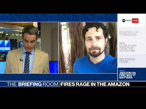 Briefing Room Recession Fears Amazon Rainforest Fires 2020 Latest Abc News Youtube