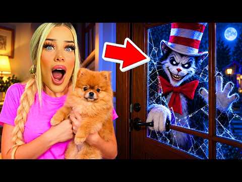 CAT IN THE HAT RANG MY DOORBELL 😱 (Scared)