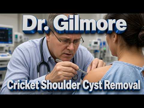 Cricket's Shoulder Cyst Removal