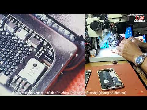 Video iPhone 7 mất sóng không có dịch vụ, mất vi trình modem... - youtube