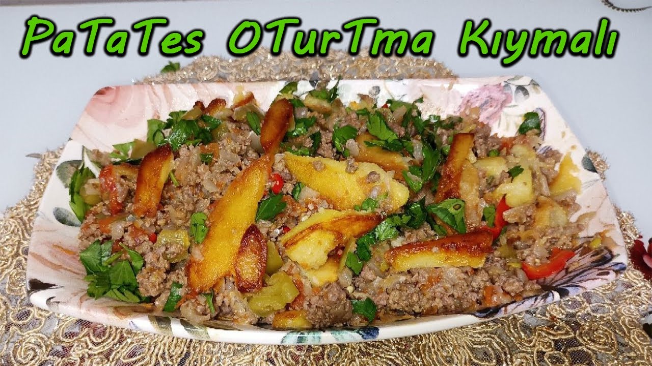 Yaz Ayı İçin Hafif Yemek Kıymalı Patates Oturtma Tarifi… (Potato Sitting)