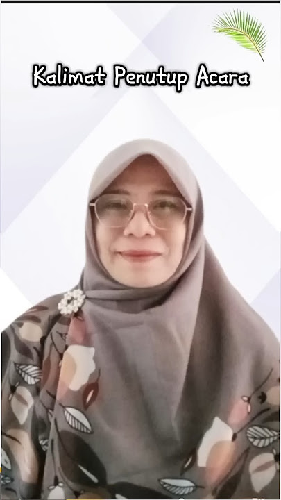 Kalimat Penutup Acara