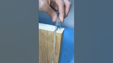 Helpful Woodworking Tricks! A Great Method to Repair Broken Wood using only Glue and Staples #diy