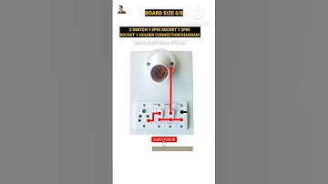 1 5pin Socket 1 2pin Socket 2 Switch 1 Holder Connection Diagram #electric #wiring #shorts #ytshort