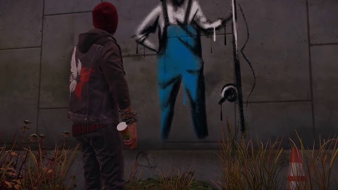 inFamous Second Son - Stencil Art - Duck! - YouTube infamous-second-son-stencil-art-duck-youtube