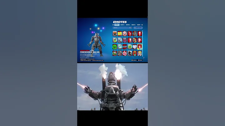 Fortnite Best Emotes with Mechagodzilla  #godzilla #fortnite