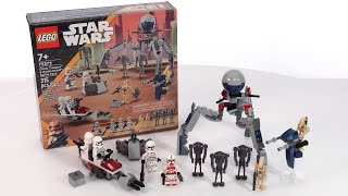 LEGO Star Wars Clone Trooper & Battle Droids pack 75372 independent fan review! Almost perfect?