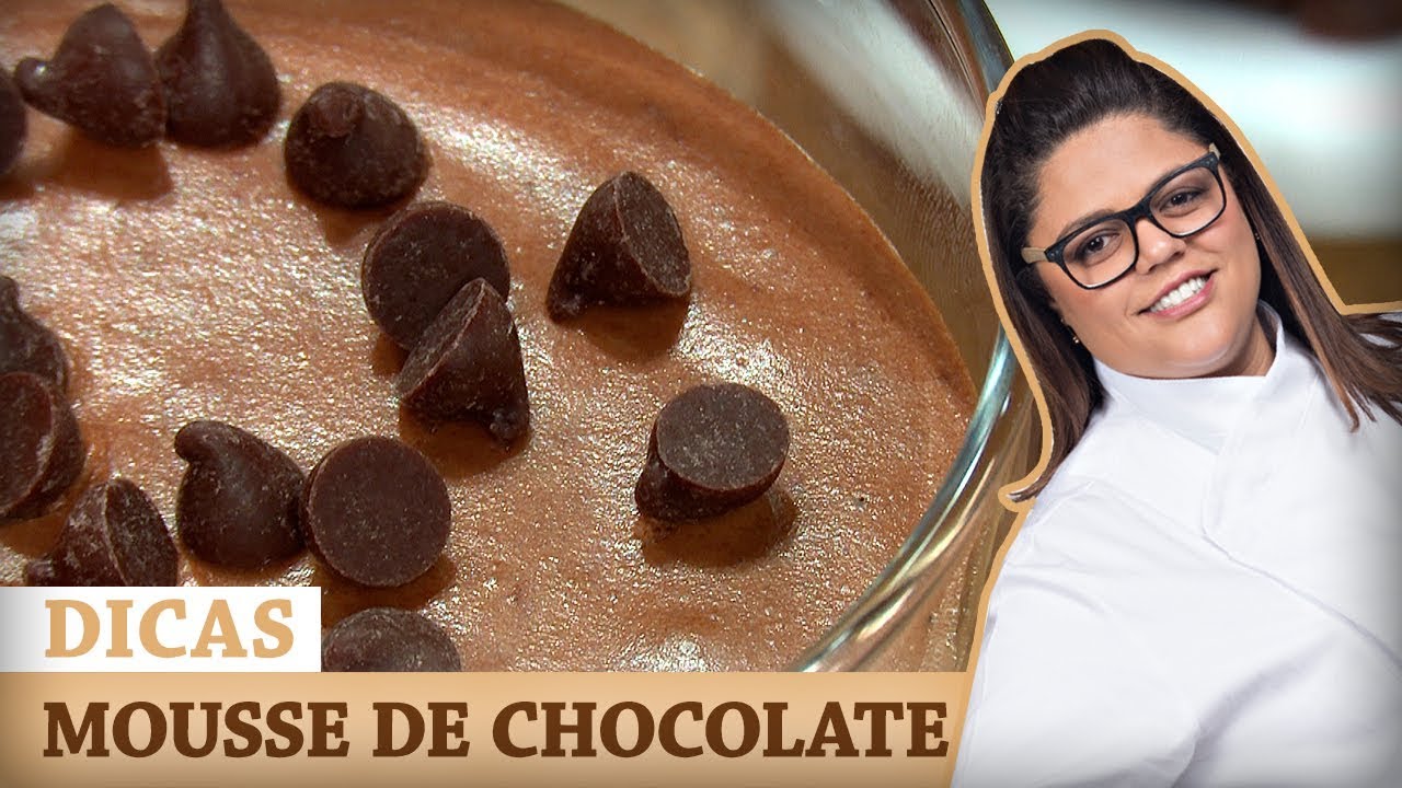MOUSSE DE CHOCOLATE com Dayse DICAS MASTERCHEF YouTube