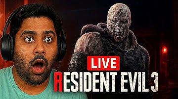 RESIDENT EVIL 3 LIVE 🔥 | Ultimate Zombie Horror Experience | Full Gameplay