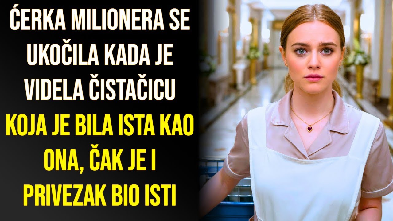 ĆERKA MILIONERA SE UKOČILA KADA JE VIDELA ČISTAČICU KOJA JE BILA ISTA KAO ONA, ČAK JE I PRIVEZAK BIO