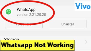 Whatsapp Not Working In Vivo Vivo Phone Whatsapp Problem Vivo Phone Whatsapp Not Working