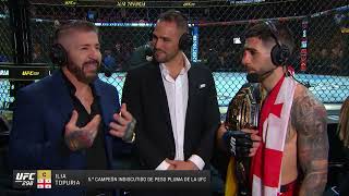 De Alicante para el Mundo | UFC 298 Ilia Topura Entrevista Posterior image