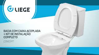 BACIA COM CAIXA ACOPLADA CONCEPT | LIEGE