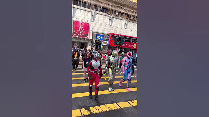 Kamen Riders walking on the streets - DayDayNews
