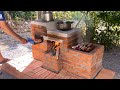 how to build a garden wood stove (3 in 1) # 170