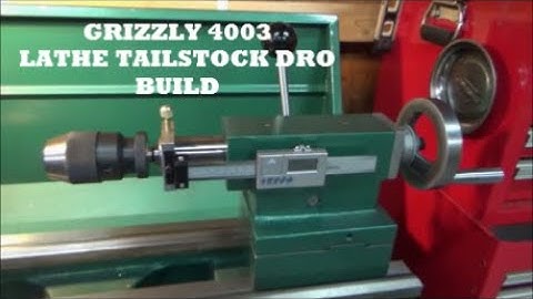 Making A Lathe Tailstock DRO Holder