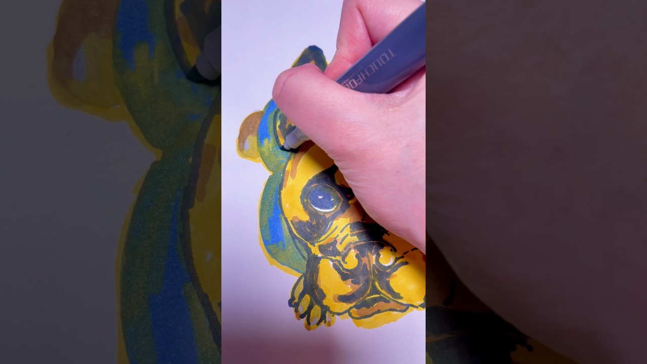 Yep A Bull Dog drawing colourdrawing shorts relaxing markers Yep A Bull Dog drawing colourdrawing shorts relaxing markers
