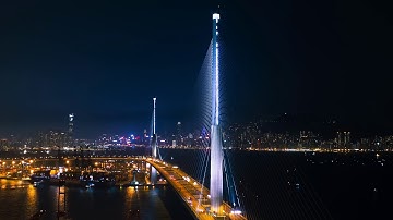 No Copyright Videos 4K/UHD/HD Background, Animations, Loops, Clips, Motion Graphics -Bridge Night