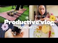 🪻Productive vlog:Fixing my life|Life in India| Working out,self care,gut friendly high protein meals
