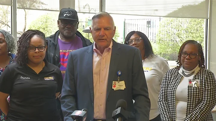 News conference: Nursing home workers at Schoellkopf Health Center reach tentative agreement