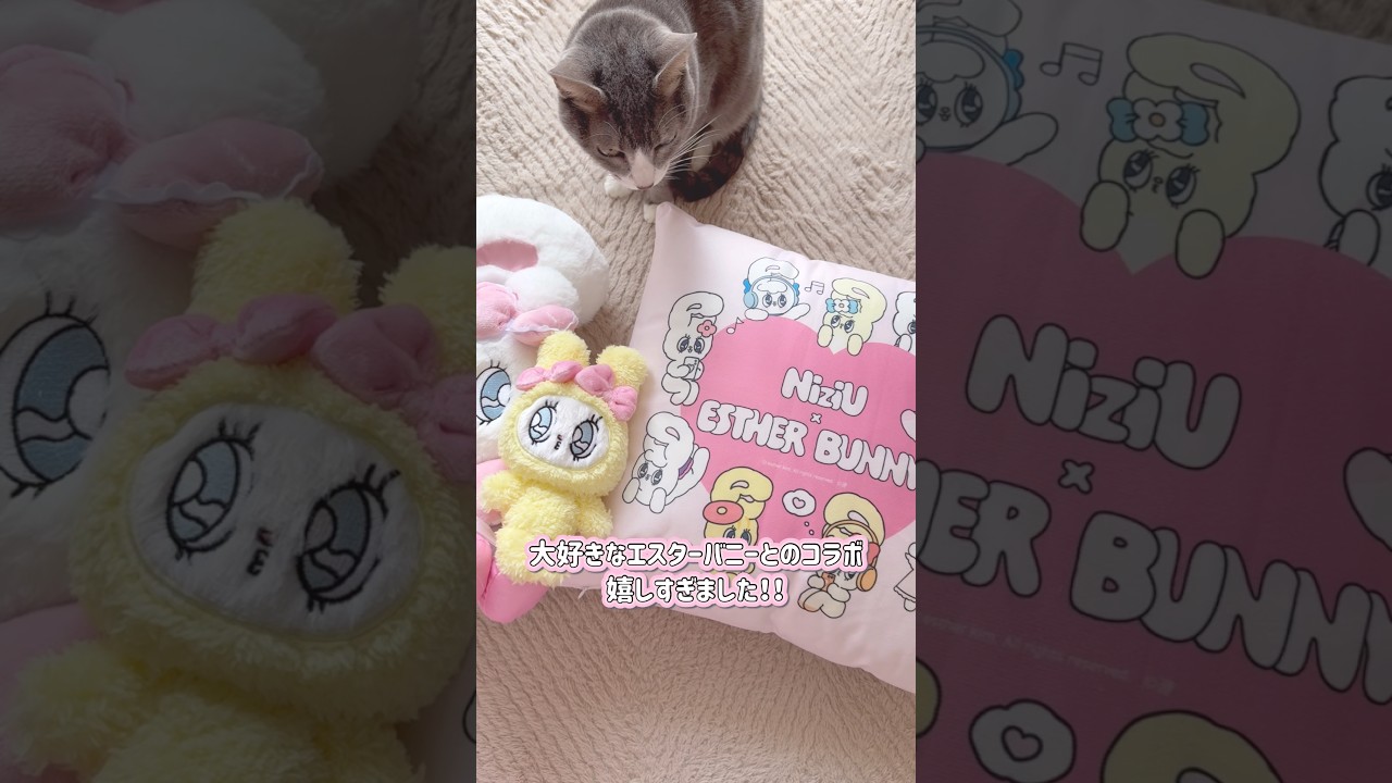 NiziU×ESTHER BUNNY🌈🐰💖#niziu #推し活 #グッズ開封 #エスターバニー