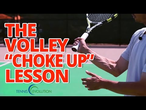 TENNIS VOLLEY GRIP | The Correct Tennis Volley Grip