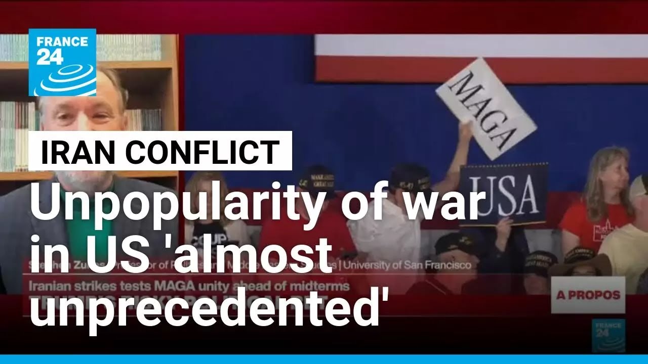 Unpopularity of Iran war 'almost unprecedented' this early on, expert says • FRANCE 24 English