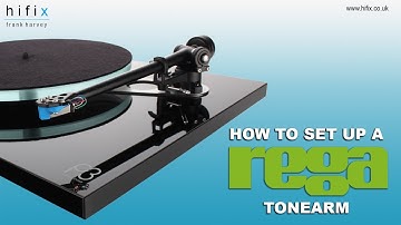 How To Set Up a Rega Tonearm