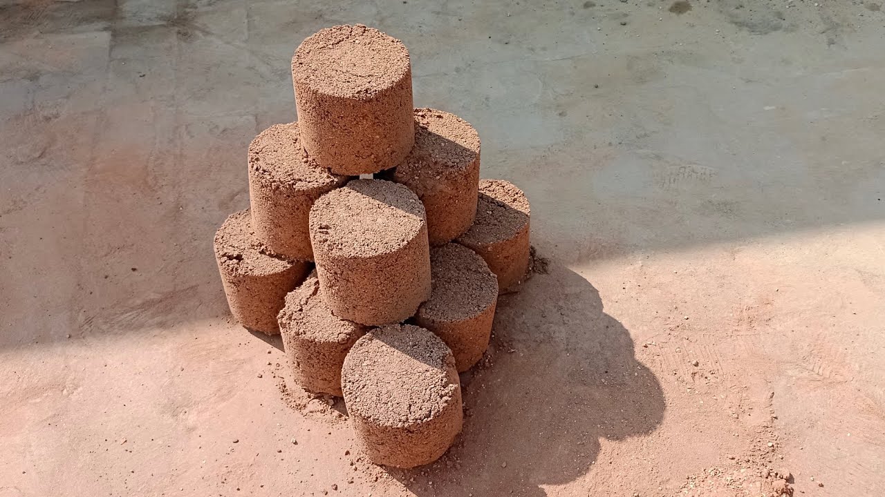 #new video  Gritty red dirt crumble satisfying ASMR video 