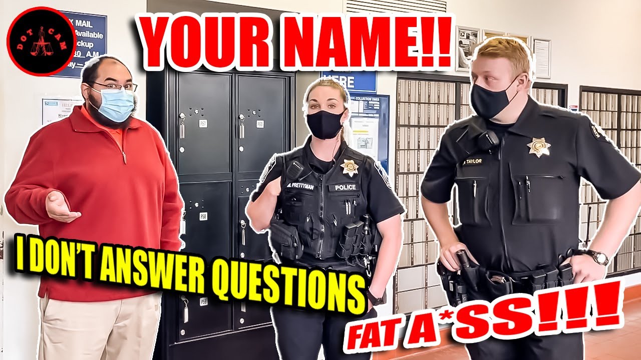 COPS Get OWNED And Dismissed! ID Refusal At Post Office First Amendment ...