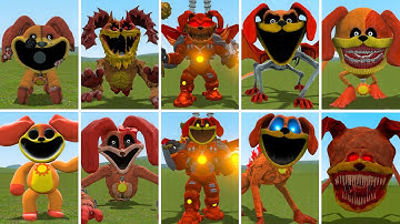 EVOLUTION OF ALL NEW DOGDAY SMILING CRITTERS POPPY PLAYTIME CHAPTER 3 In Garry