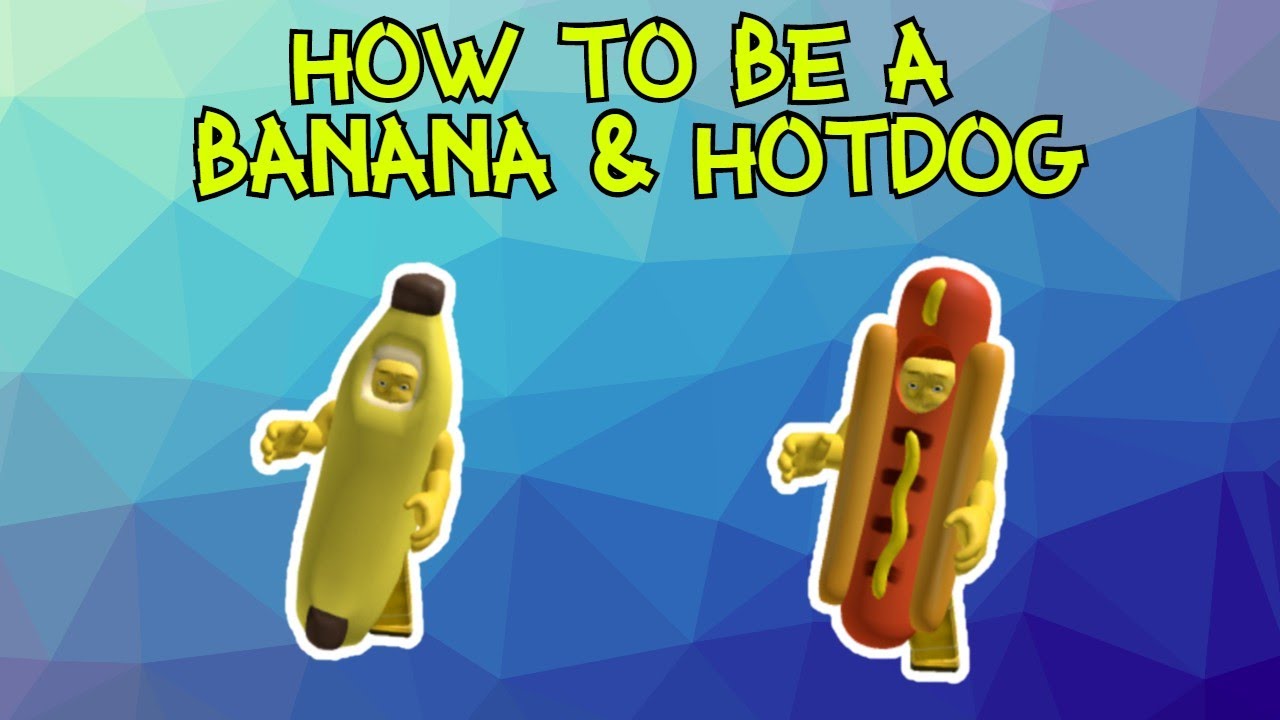 How To Be A Banana Hotdog On Roblox Youtube - suit roblox