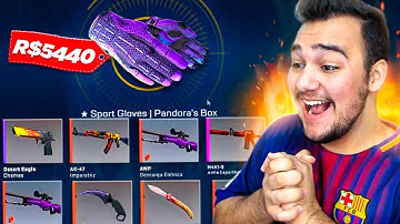 FIZ um CONTRATO e GANHEI a LUVA MAIS LINDA do CSGO! - CSGO.Net Open Case