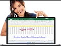 Shortcut Key to Move Left Right (Sideways) in MS Excel Sheet