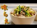 喰らえ！漢のにんにく旨塩豚丼！！【漢のどんぶり】