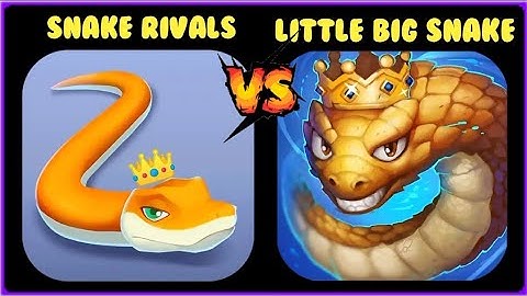 Snake Rivals Vs Little Big Snake Game Comparison!