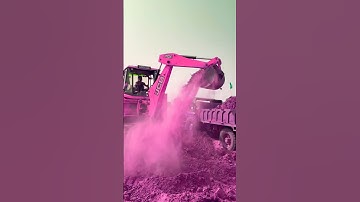 JCB 3dx pink smoke loading soil #jcb #jcb3dx #ytshort #shorts