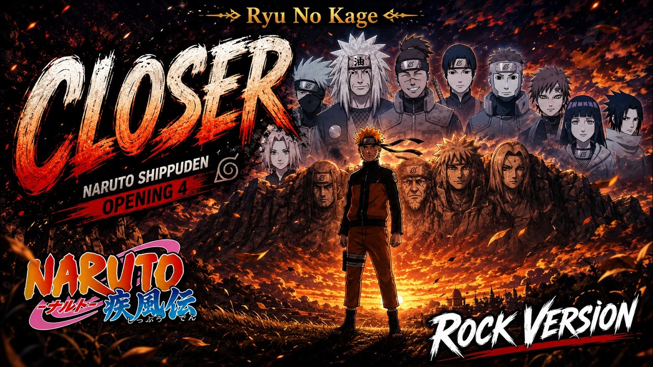 Watch Closer (Rock Version) - Arranged by Ryu No Kage | Naruto Shippuden OP 4 on YouTube Watch Closer (Rock Version) - Arranged by Ryu No Kage | Naruto Shippuden OP 4 on YouTube
