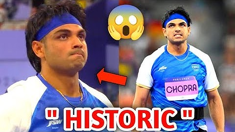 HISTORIC...🇮🇳 Neeraj Chopra Wins Silver in Men's Javelin Throw | India Paris Olympics 2024
