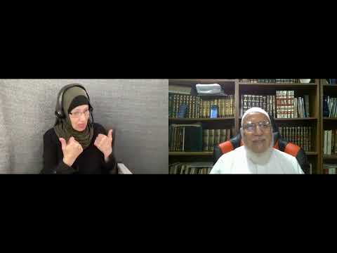 کلاس قرآن امام شاکر با زبان اشاره آمریکایی 27 9 25