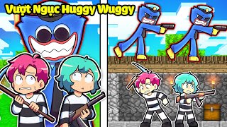 HIHA VÀ YUMMIE TRỐN THOÁT KHỎI NHÀ TÙ CẢNH SÁT HUGGY TRONG MINECRAFT*HIHA VƯỢT NGỤC 😎💥🤩