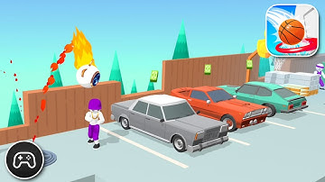 Bounce Dunk - Gameplay Walkthrough Part 33 - Racing Game Levels 110-111 (iOS, Android)