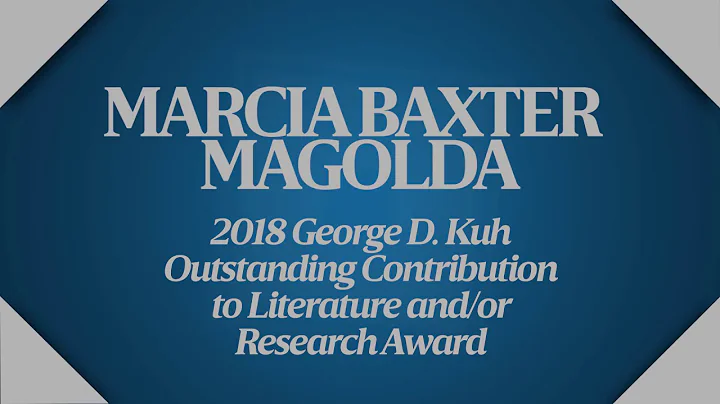 2018 NASPA Annual Award Winner Marcia Baxter Magolda
