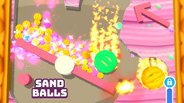 Sand balls Candy Island All Levels Gameplay Walkthrough ( iOS,Android)Gameplay
