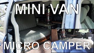 Mini Van Camper Custom DIY Conversion Tour