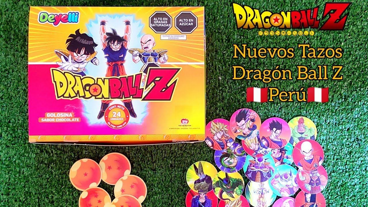 TAZOS (TAPS)DRAGON BALL Z CHOCOLATES DEYELLI VuelvenLosTaps coleccion YouTube