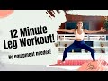 12 Minute Leg Workout / Pilates Mat Legs Workout / Nancy Castiglioni