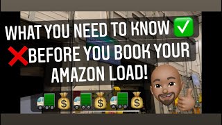 What you need to know. Before you book your Amazon load! #boxtruck #logistics# #amazonrelay #amazon