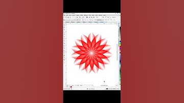 Flower Design in Corel Draw 🌺| CorelDraw X7 Tutorial in Hindi #shorts #coreldraw